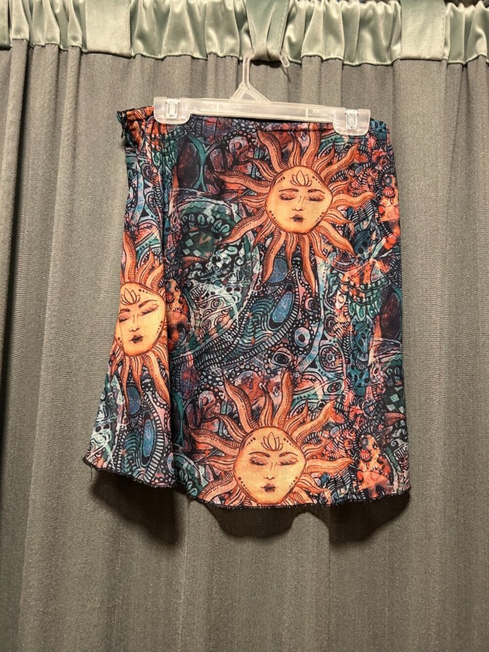 Whimsical Patterned mini Skirt - Picture 2 of 3